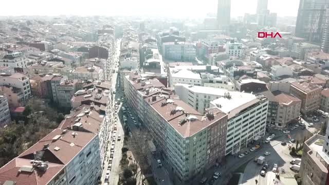 Şişli'de Tehlike Arz Eden 4 Bina Boşaltıldı