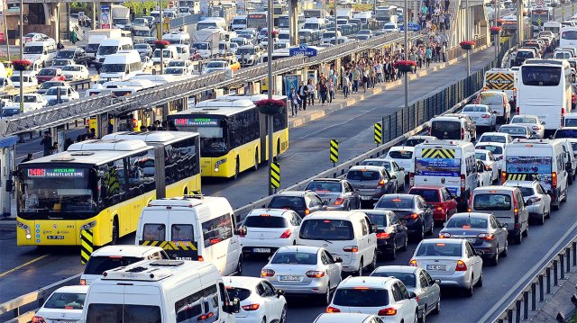 İstanbul, Dünyada En Çok Trafik Sıkışıklığı Yaşanan Kentler Arasında 2'nci Sırada Yer Aldı