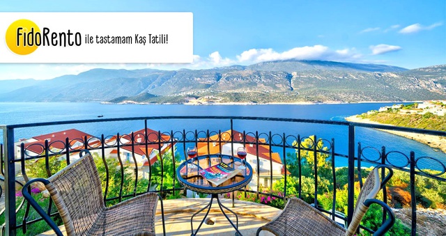 FidoRento ile Kaş'ta Günlük Villa ve Daire Kirala!