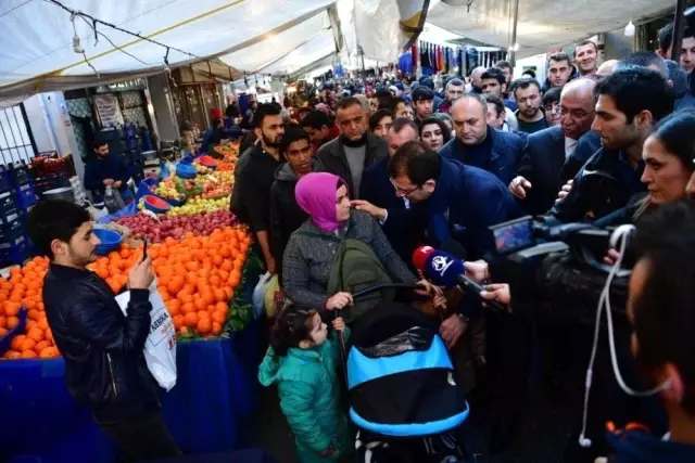 Ekrem İmamoğlu ile Pazar Esnafı Arasında Dikkat Çeken Sohbet