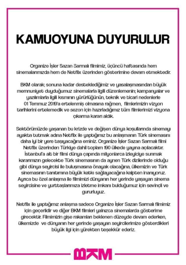 Yılmaz Erdoğan'a Film Sektörü Temsilcilerinden Sert Tepki