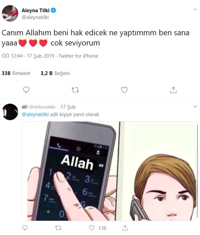 Aleyna Tilki'den Şaşırtan Paylaşım: Canım Allah'ım Beni Hak Edecek Ne Yaptım Ben Sana Ya!