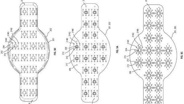 Apple, Esnek ve Microled Ekranlı Bir Akıllı Saat Patenti Aldı