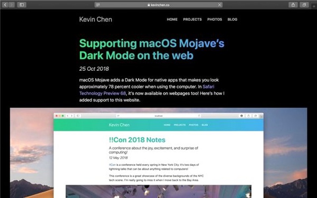 Apple, Macos Mojave İçin Yeni Bir Beta Yayınladı