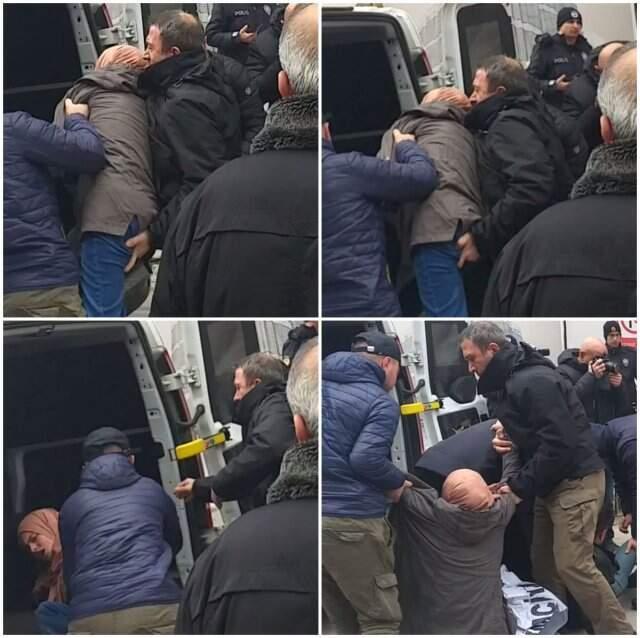 Polisin Eylemciye Yaptığı Hareket Tartışma Yarattı