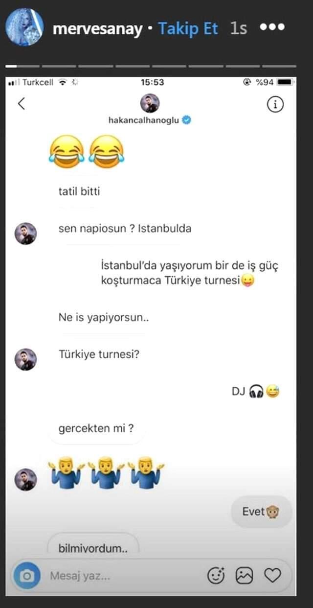 Merve Sanay'la Mesajları Ortaya Çıkan Hakan Çalhanoğlu, Eşinin Doğum Gününü Kutladı