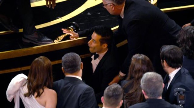 2019 Oscar Ödülleri Töreni'nde, En İyi Erkek Oyuncu Ödülü'nü Rami Malek Aldı