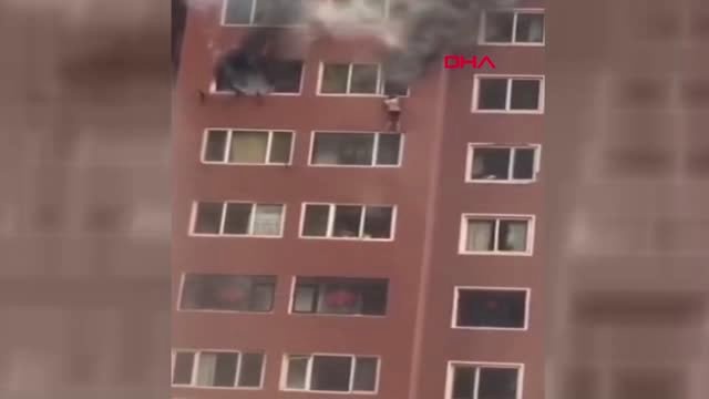 Evi Yanan Kadının Yaşadığı Dehşet Anları Kamerayla Kaydedildi