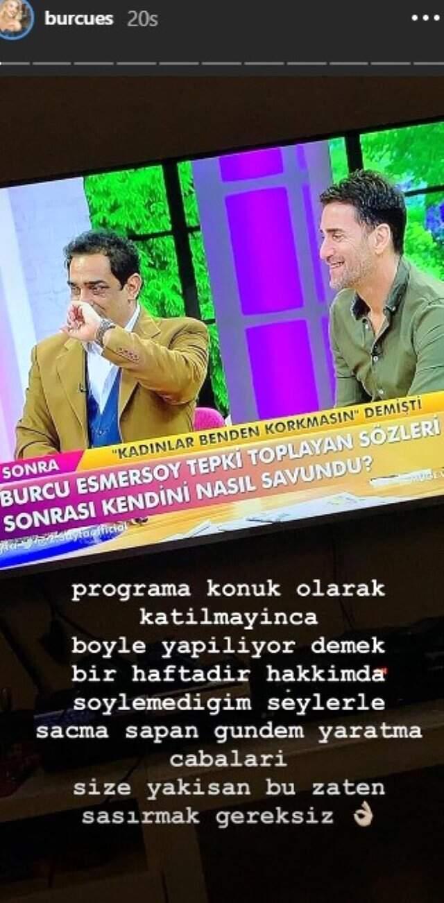 Burcu Esmersoy, Hakkında Yalan Haber Yaptığını Söylediği 2. Sayfa Programının Sunucularına Sitem Etti