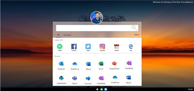 Windows 10'un Yeni Sürümü Lite Os'a Ait Olduğu İddia Edilen Ekran Görüntüsü