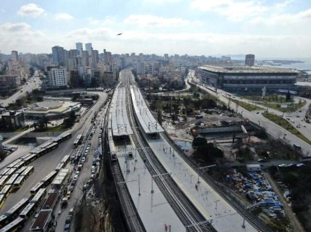 Gebze-Halkalı Marmaray Hattı 10 Mart'ta Açılacak
