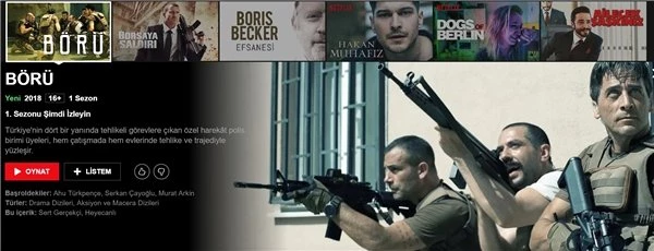 Türk Dizisi Börü, Tv ve Blu Tv Macerasından Sonra Netflix'te Yayınlandı