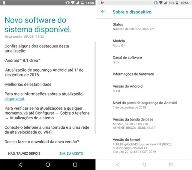 Moto G4, 18 Aylık Bekleyişin Ardından Android 8.1 Oreo Sürümüne Kavuşuyor