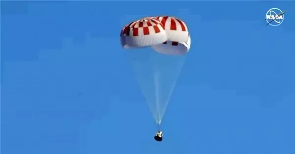  <a class='keyword-sd' href='/spacex/' title='Spacex'>Spacex</a>'in Dragon Kapsülü, Görevini Tamamlayarak Dünya'ya Dönüş Yaptı