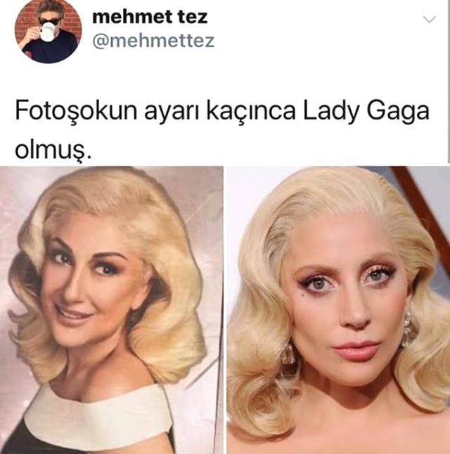 Muazzez Ersoy, Konser Afişinde Lady Gaga'ya Benzedi