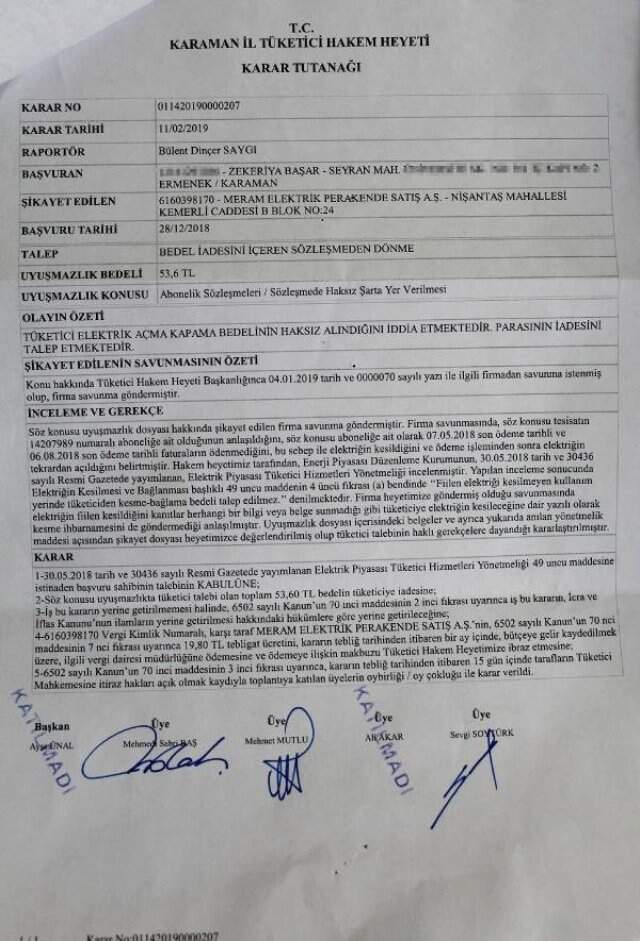 Elektrik Faturasındaki Kapama-Açma Bedeli Bilmecesi Sürüyor