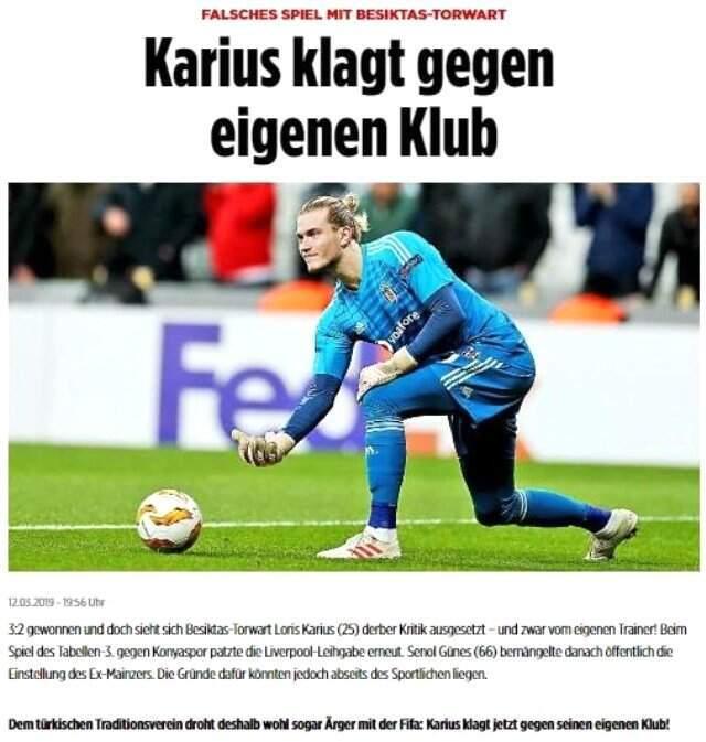 Parasını Alamayan Loris Karius, Beşiktaş'ı FIFA'ya Şikayet Etti