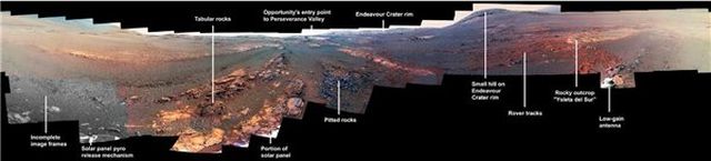 Nasa, Kum Fırtınasında Kaybolan Opportunity'nin Çektiği Son Panoramik Görüntüleri Yayınladı