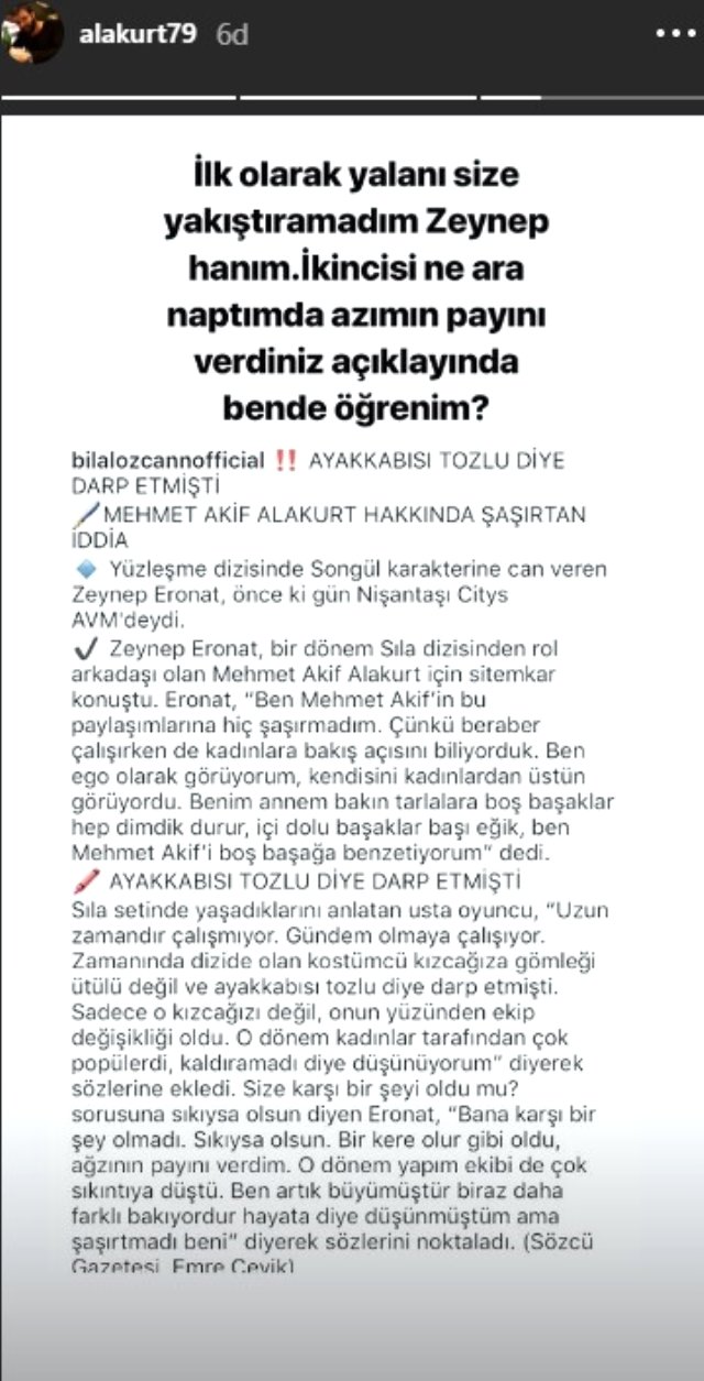 Oyuncu Zeynep Eronat'tan Bomba İtiraf: Mehmet Akif Alakurt, Sıla Dizisinin Setinde Çalışanı Darbetti