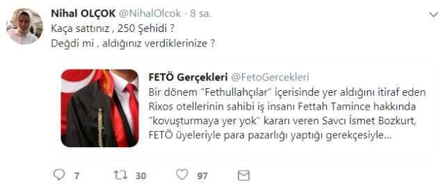 Erdoğan'ın Sağ Kolu Olan Şehit Erol Olçok'un Eşi: Şehitleri Kaça Sattınız?