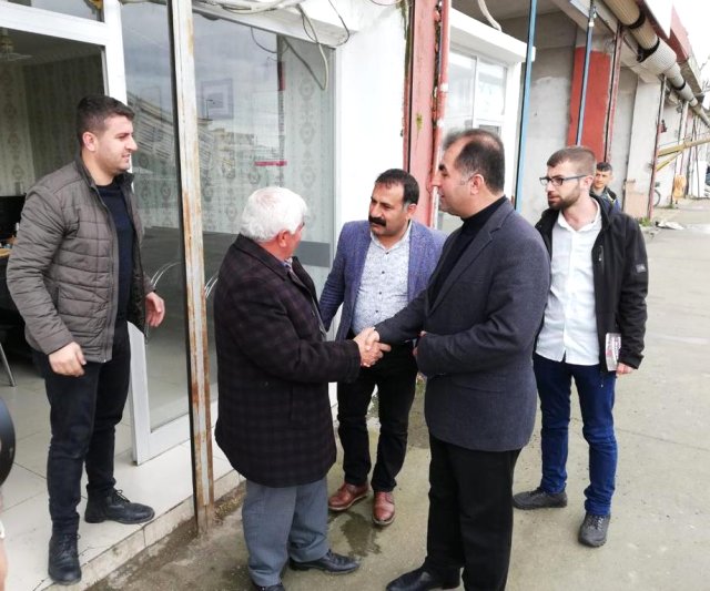 HDP Belediye Eşbaşkan Adayları, Çalışmalarına Esnaf Ziyaretleriyle Devam Ediyor