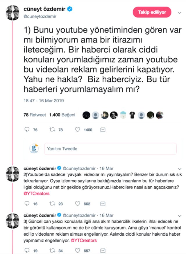 Cüneyt Özdemir YouTube'a İsyan Etti: Biraz Delikanlı Ol