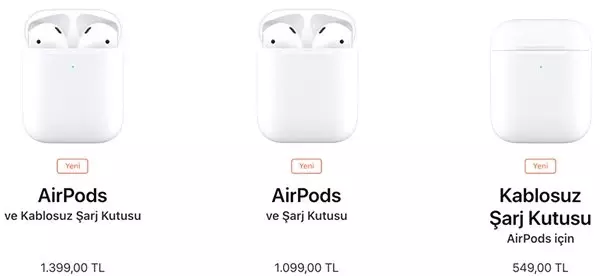 Apple, Kutusunu 550 TL'ye Sattığı Yeni Airpods 2'yi Satışa Sundu: İşte Fiyatı