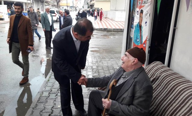 HDP Batman Belediye Eşbaşkanı Mehmet Demir'den Esnaf Ziyareti