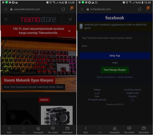 Samsung Internet'e Tüm Web Sitelerinde Geçerli Karanlık Mod Geldi
