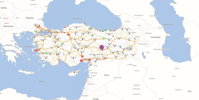 Malatya'da 4,1 Büyüklüğünde Deprem Meydana Geldi