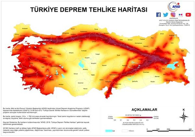 Türkiye'nin Deprem Haritası 23 Yıl Sonra Değişti