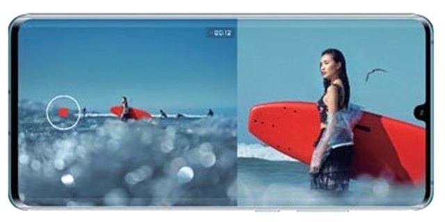 Huawei P30 Pro, Arkasındaki 3 Kamerayla Aynı Anda 2 Video Kaydedecek