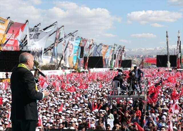 Erdoğan, Büyük Ankara Mitingine Kaç Kişinin Katıldığını Açıkladı