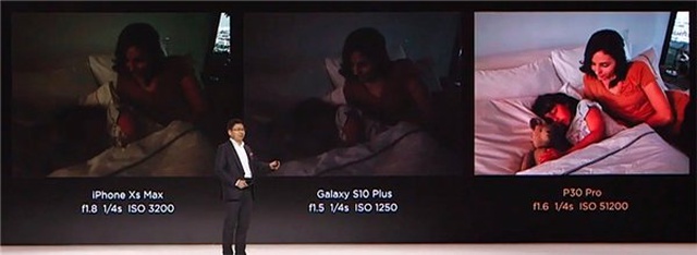 Huawei P30 Pro'nun Düşük Işıkta Olağanüstü Fotoğraflar Çekeceğini Kanıtlayan Iso Değeri