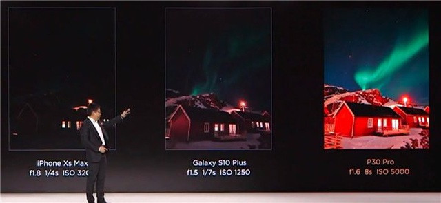 Huawei P30 Pro'nun Düşük Işıkta Olağanüstü Fotoğraflar Çekeceğini Kanıtlayan Iso Değeri