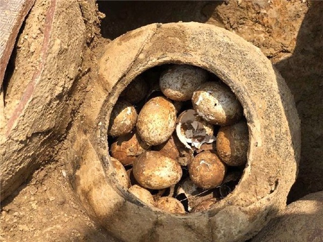 Çin'de Bir Mezarda 2500 Yıllık Kırılmamış Yumurtalar Bulundu
