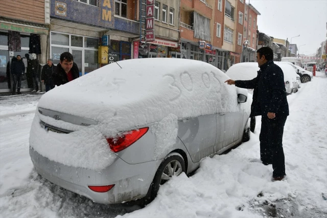 Etkili Olan Kar Yağışı Doğu Anadolu'ya Yeniden Gelinlik Giydirdi