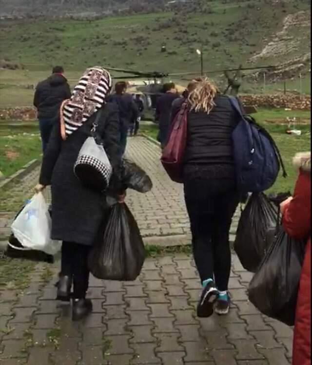 Siirt'te Oy Pusulaları Askeri Helikopterle Taşındı