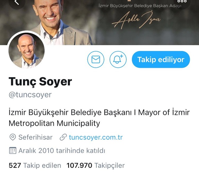 Tunç Soyer, Sosyal Medyadaki Unvanını