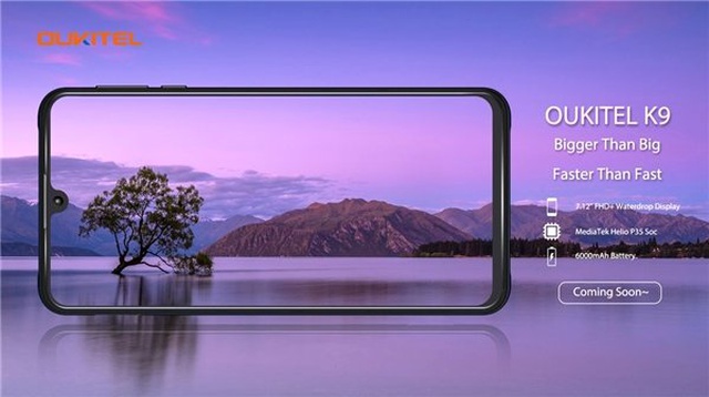 7,12 İnçlik Dev Ekranıyla Oukıtel K9 Geliyor
