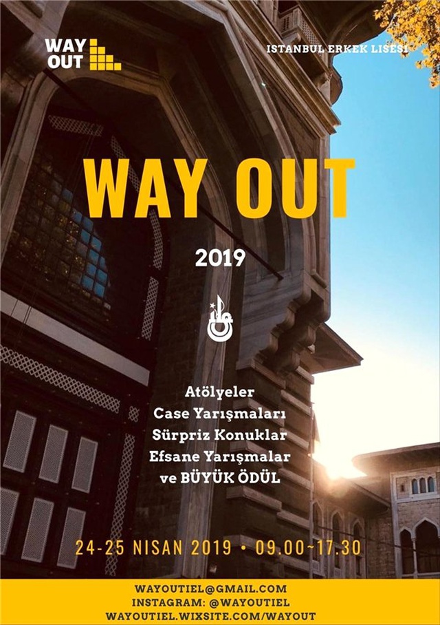Way Out Iel Etkinliği, 24-25 Nisan'da Gerçekleşecek