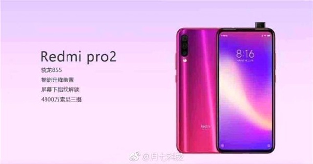 Redmi Pro 2 Açılabilen Ön Kamerasıyla Geliyor