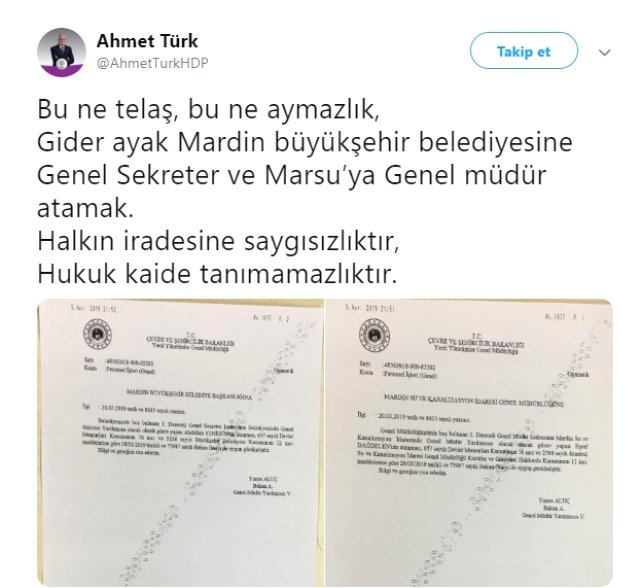 Ahmet Türk'ü Kızdıran Olay: Bu Ne Telaş, Bu Ne Aymazlık