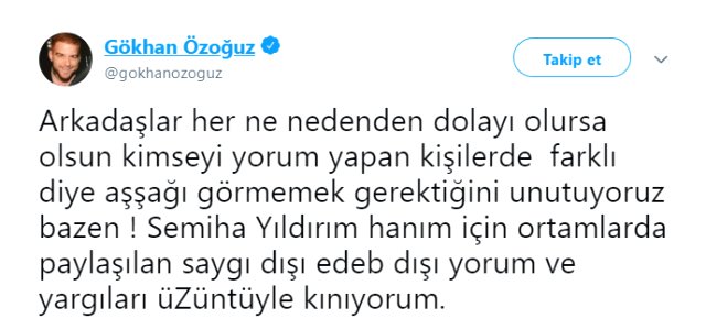 Gökhan Özoğuz, Semiha Yıldırım Yorumuyla Sosyal Medyaya Damga Vurdu!