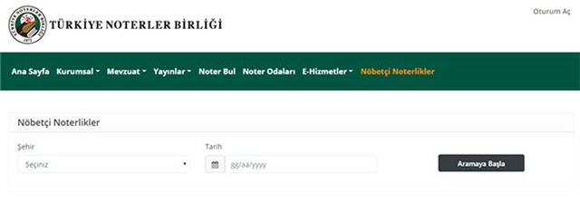 Nöbetçi <a class='keyword-sd' href='/noter/' title='Noter'>Noter</a> Sorgulama Sistemi Hizmete Açıldı
