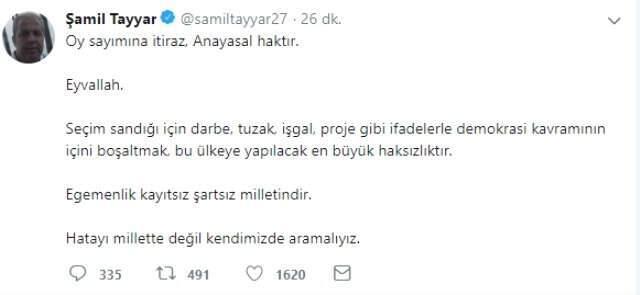 AK Partili Şamil Tayyar'dan İstanbul Seçimleriyle İlgili Ezber Bozan Çıkış