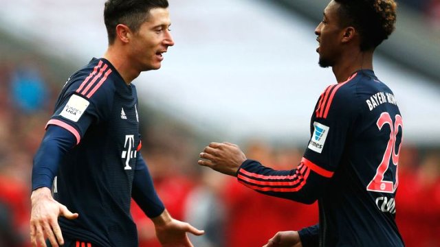 Bayern Münih'te Lewandowski ile Coman Birbirine Girdi!