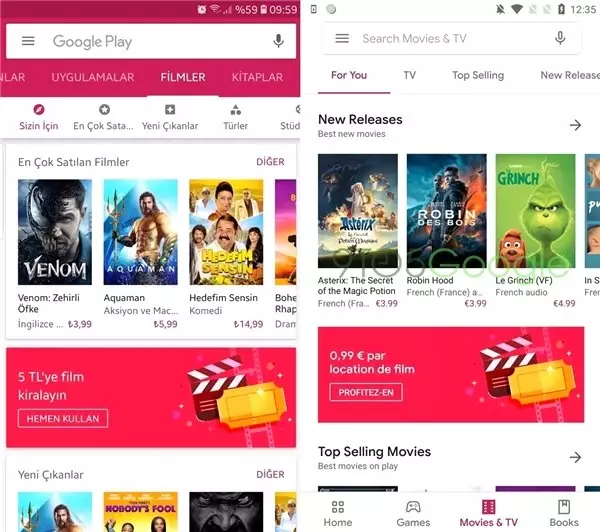 Google, Play Store'un Tasarımını Yenileyecek: İşte Yeni Tasarım