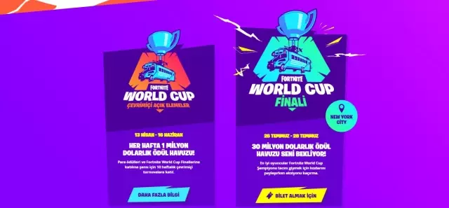 Fortnite, 40 Milyon Dolar Ödüllü Turnuvası World Cup'ı Resmen Başlattı