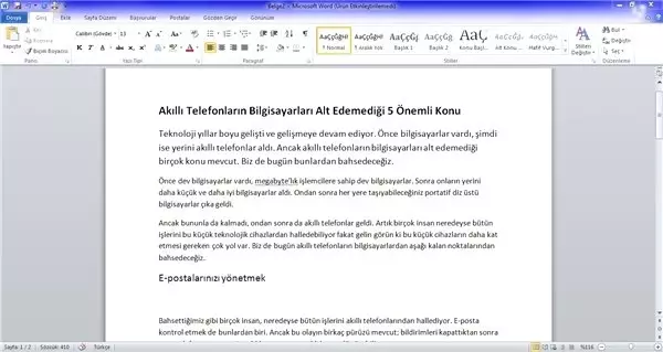 Akıllı Telefonların Hâlâ Bilgisayarları Alt Edemediği 5 Kulvar